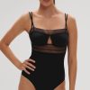 Sleepwear Simone Perele | Simone Perele - Pia Bodysuit Black