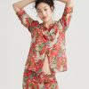 Sleepwear Papinelle | Papinelle - Clara Pj Shirt Geranium