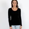 Basics Baselayer | Baselayers - Pure Wool Scoop Neck Long Sleeve Thermal