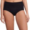 Sleepwear Chantelle | Chantelle - Soft Stretch Stripes High Waisted Brief Black