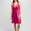 Sleepwear Love u0026 Lustre | Love & Lustre - Mono Silk Chemise Cerise