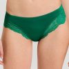 Sleepwear Hanro | Hanro - Lovis Midi Brief Emerald