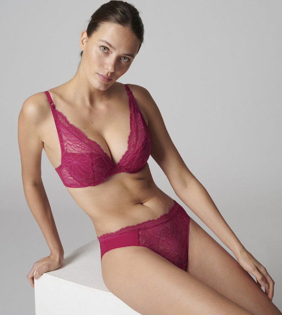 Briefs Simone Perele | Simone Perele - Exotica Bikini Brief Raspberry