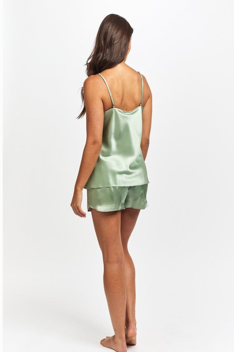 Silks Love u0026 Lustre | Love & Lustre - Silk Camisole Sage