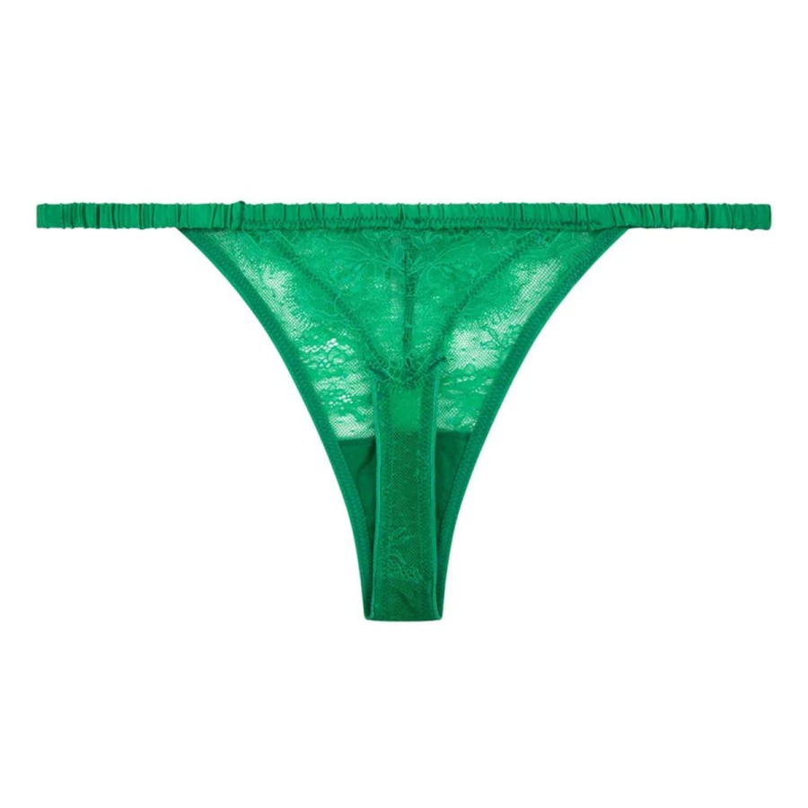 Briefs Love Stories | Love Stories - Roomservice Thong Green