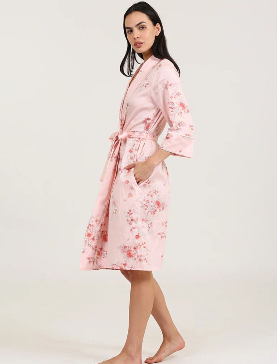 Sleepwear Papinelle | Papinelle - Jardin Robe Pink