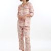 Sleepwear Papinelle | Papinelle - Karolina Crop Pj Soft Cinnamon