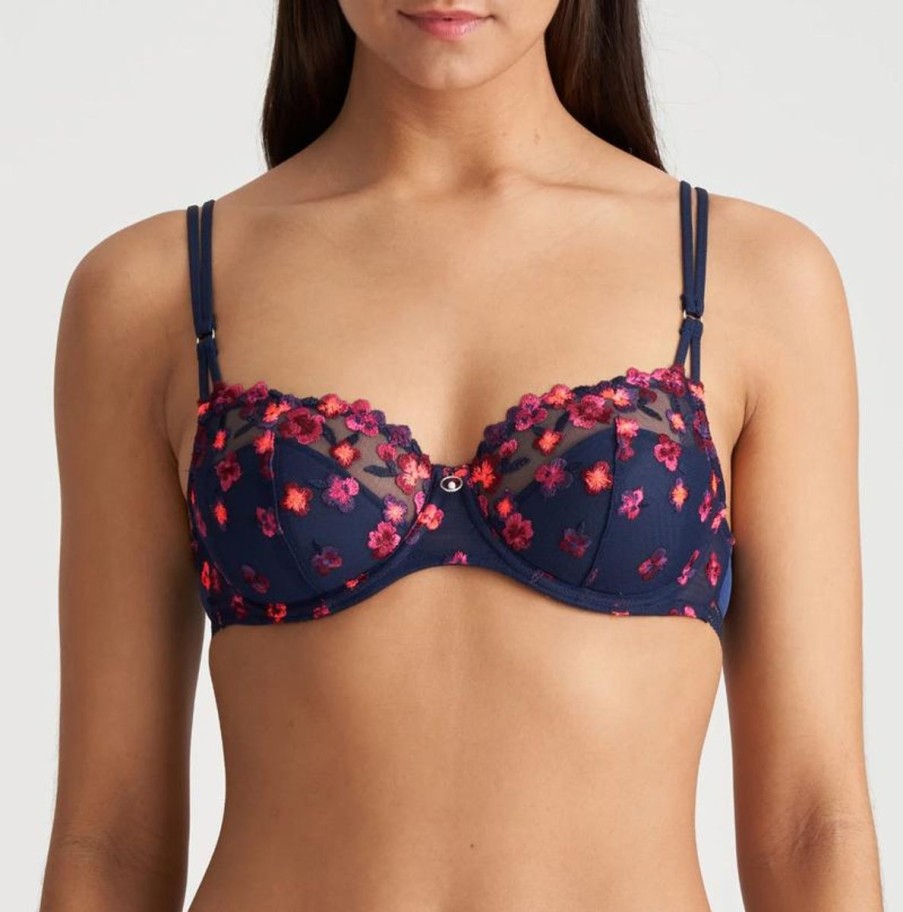 Bras Marie Jo | Marie Jo - Nathy Half Padded Balcony Bra Water Blue