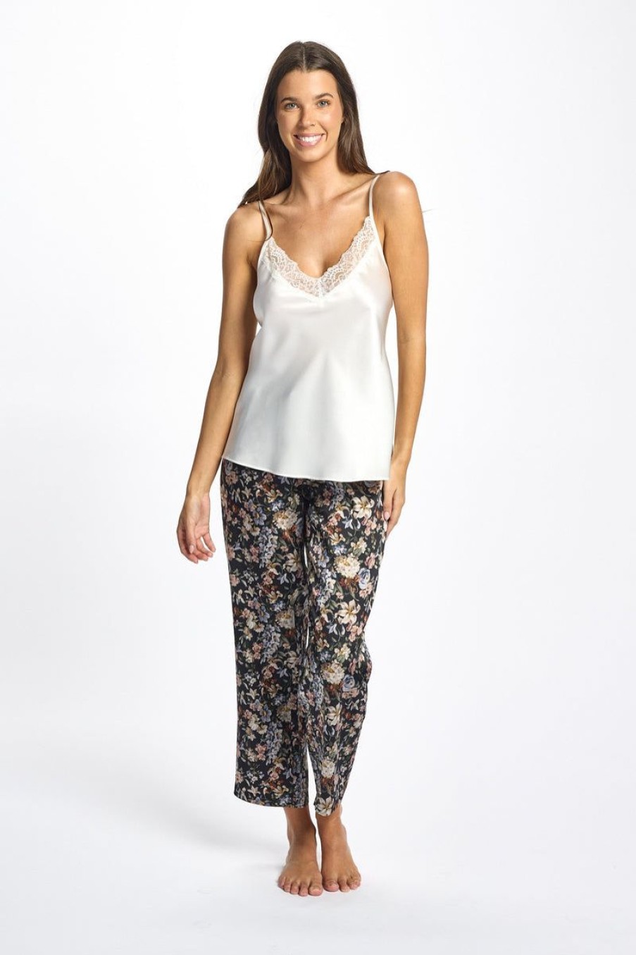 Sleepwear Love u0026 Lustre | Love & Lustre - Silk Lace Cami Ivory