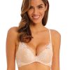 Bras Wacoal | Wacoal - Lace Perfection Plunge Push Up Bra - Cafe Creme Cafe Cream