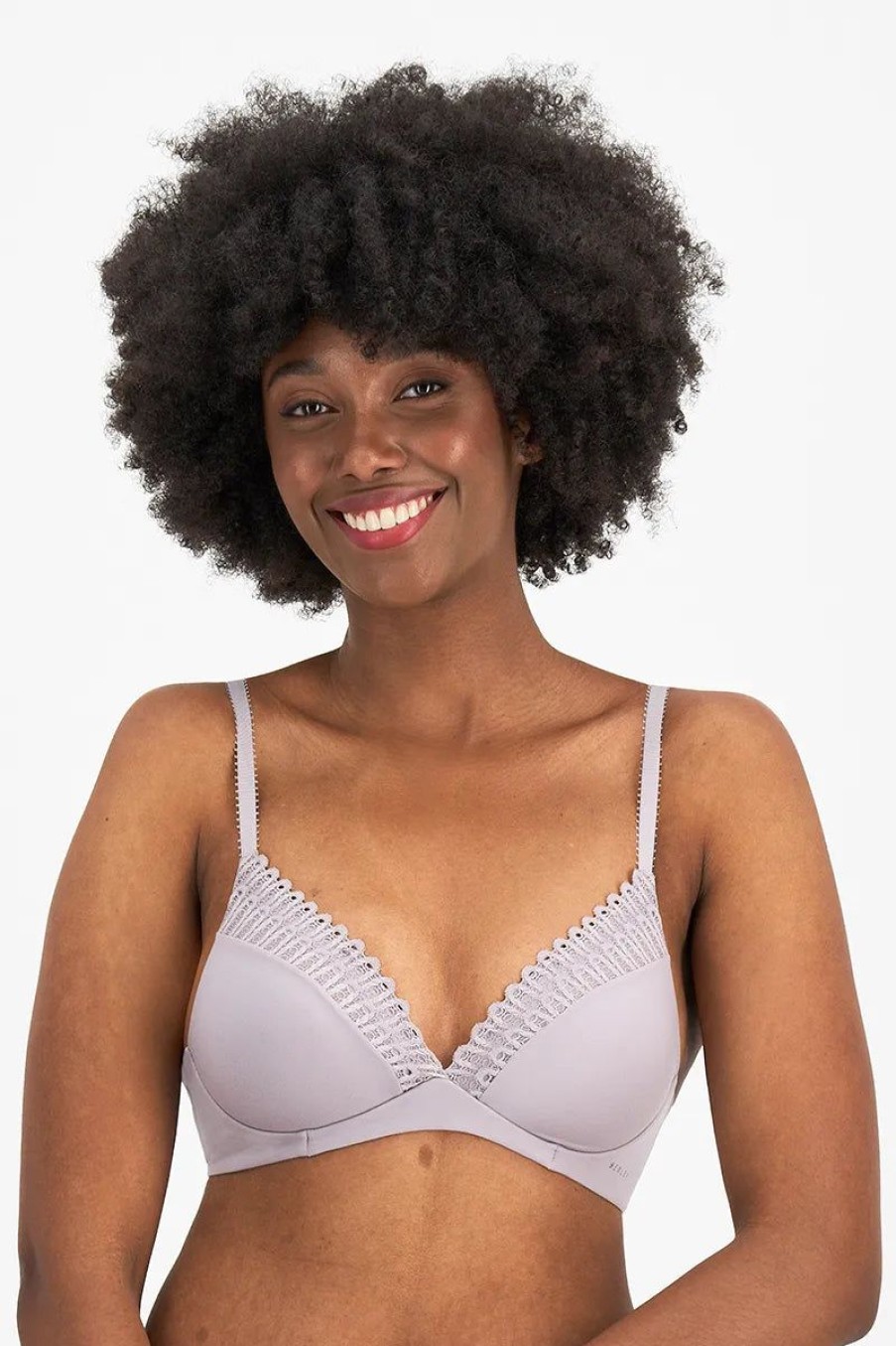 Bras Berlei | Berlei - Understate Wirefree Bra With Lace | Lavender Yxe9