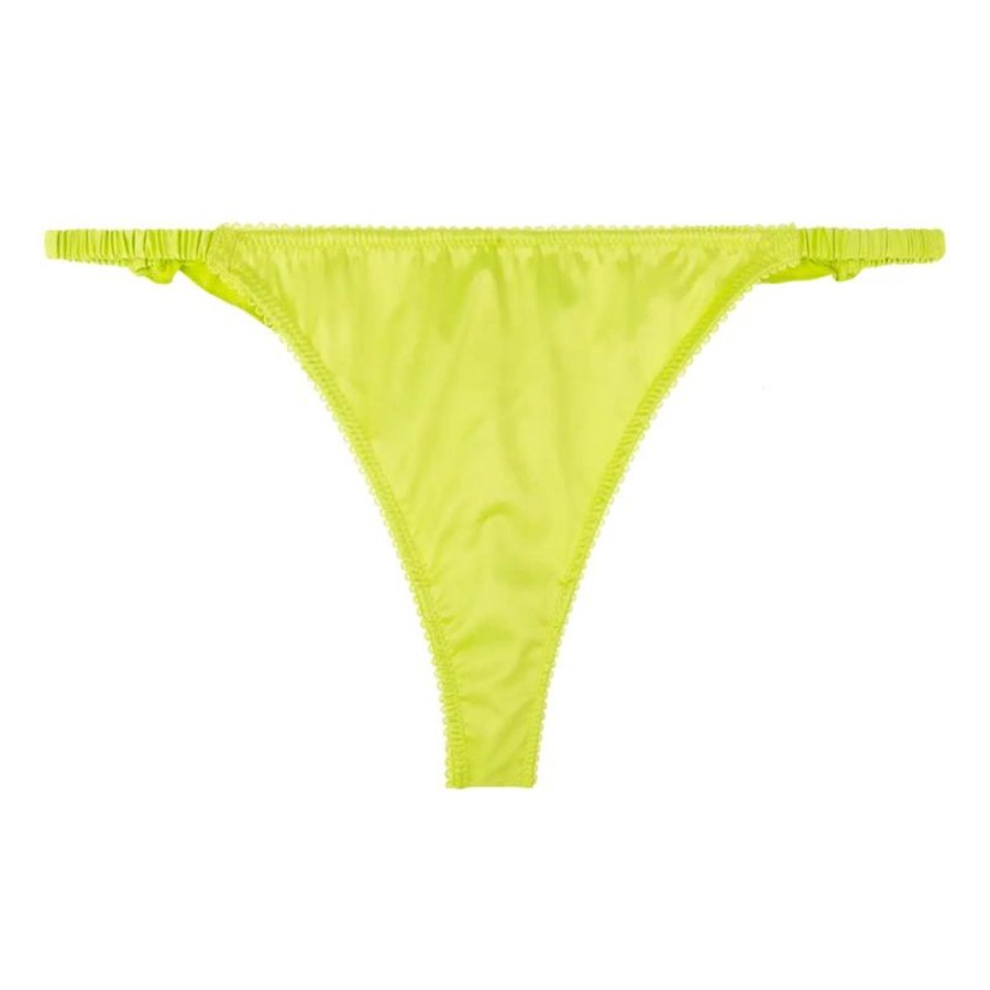 Briefs Love Stories | Love Stories - Lily Tanga Style String Brief Lime