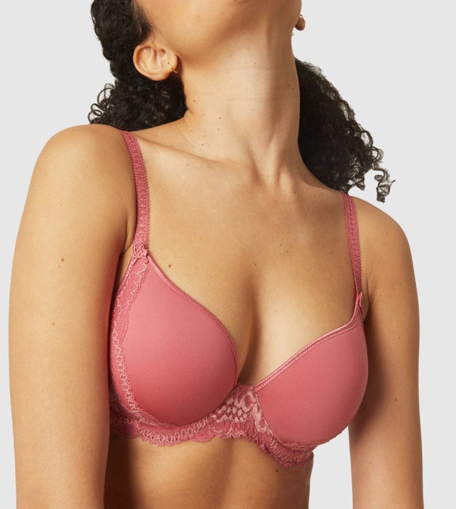 Bras Simone Perele | Simone Perele - Promesse 3D Plunge Rose Blush