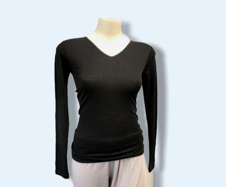 Basics Love u0026 Lustre | Love & Lustre - Wool Cashmere Long Sleeve Thermal