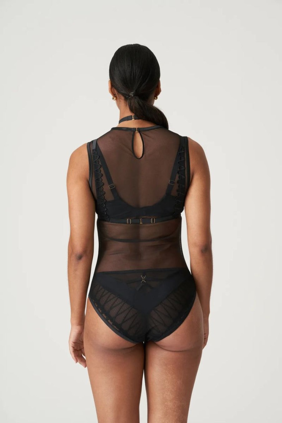 Sleepwear Prima Donna | Prima Donna - Arthill Bodysuit Black