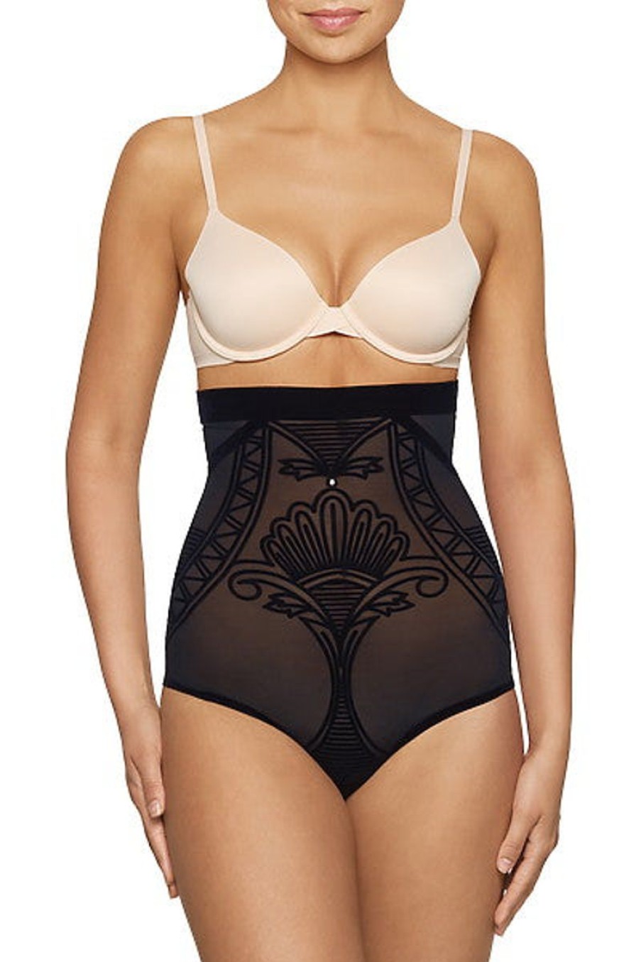 Briefs Nancy Ganz | Nancy Ganz - Enchante Sheer High Waist Brief