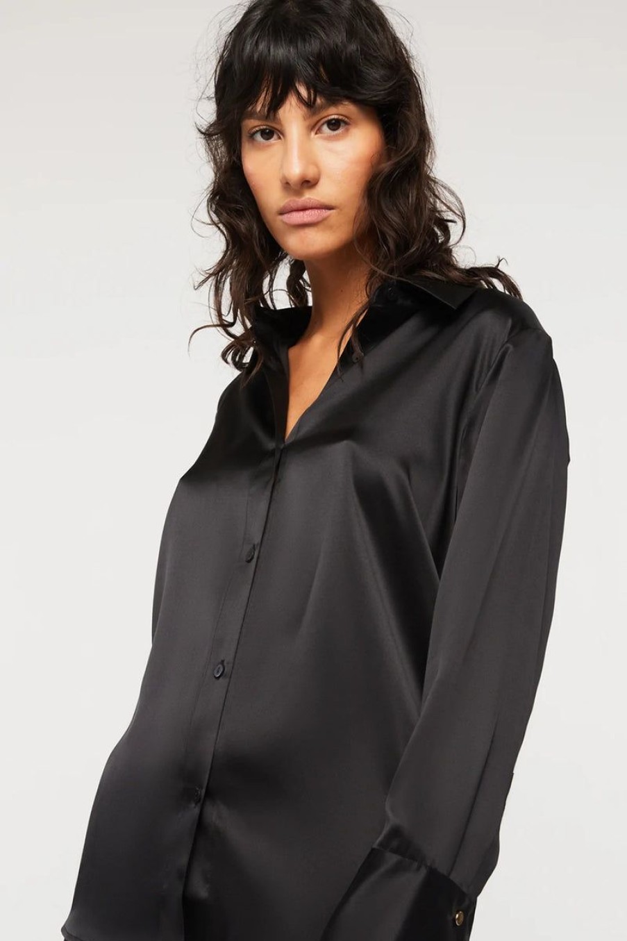 Sleepwear GINIA | Ginia - Isla Silk Shirt