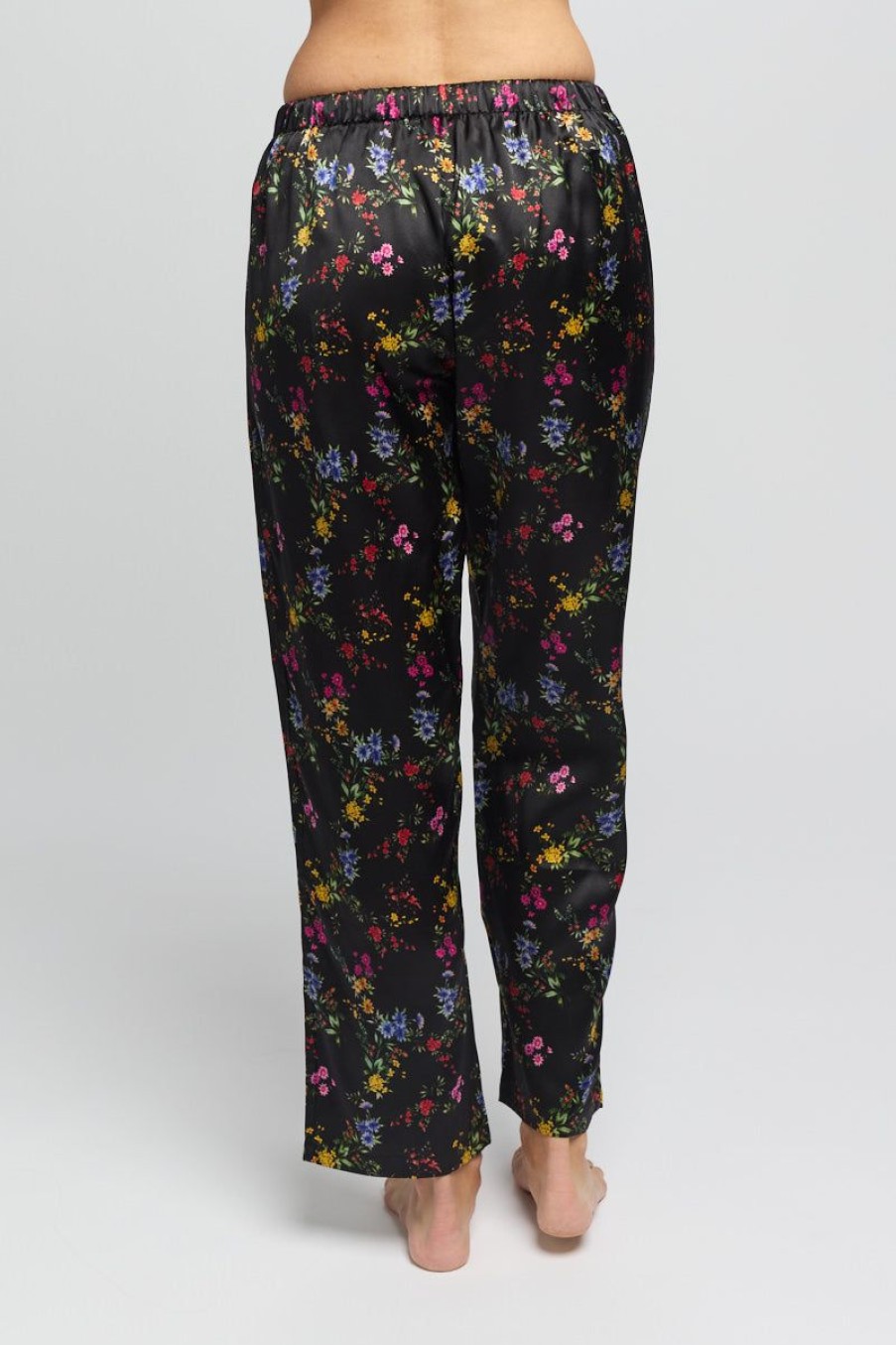 Sleepwear Love u0026 Lustre | Love & Lustre - Silk Sleep Pant Midnight Garden