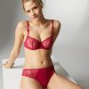 Bras Simone Perele | Simone Perele - Delice Half Cup Cranberry