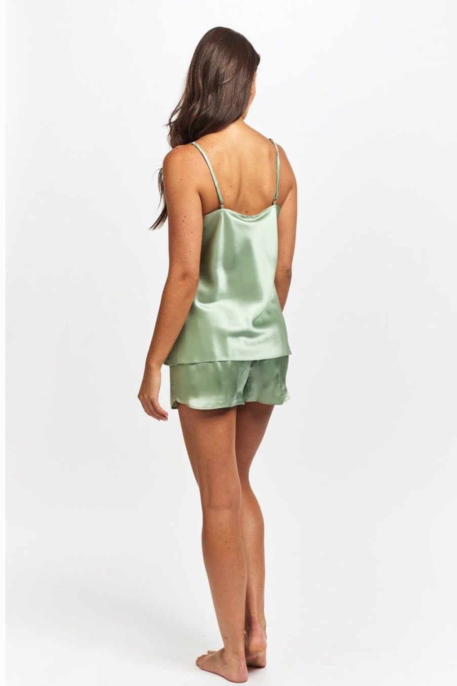 Sleepwear Love u0026 Lustre | Love & Lustre - Silk Camisole Sage