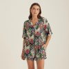 Sleepwear Papinelle | Papinelle - Clara Ss Silk/Cotton Shirt