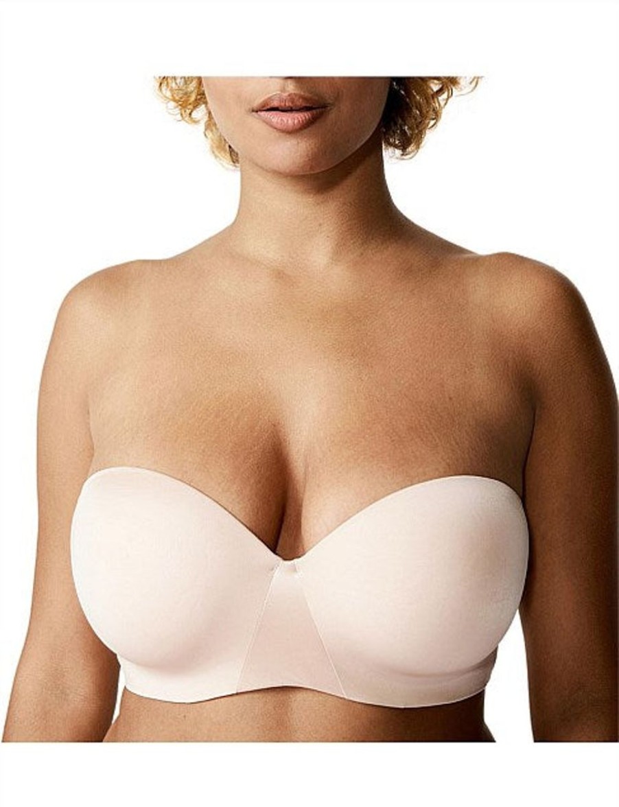 Bras Chantelle | Chantelle - Bandeau Strapless T-Shirt Bra Golden Beige