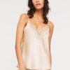 Silks GINIA | Ginia - Silk Lace Cami Mink