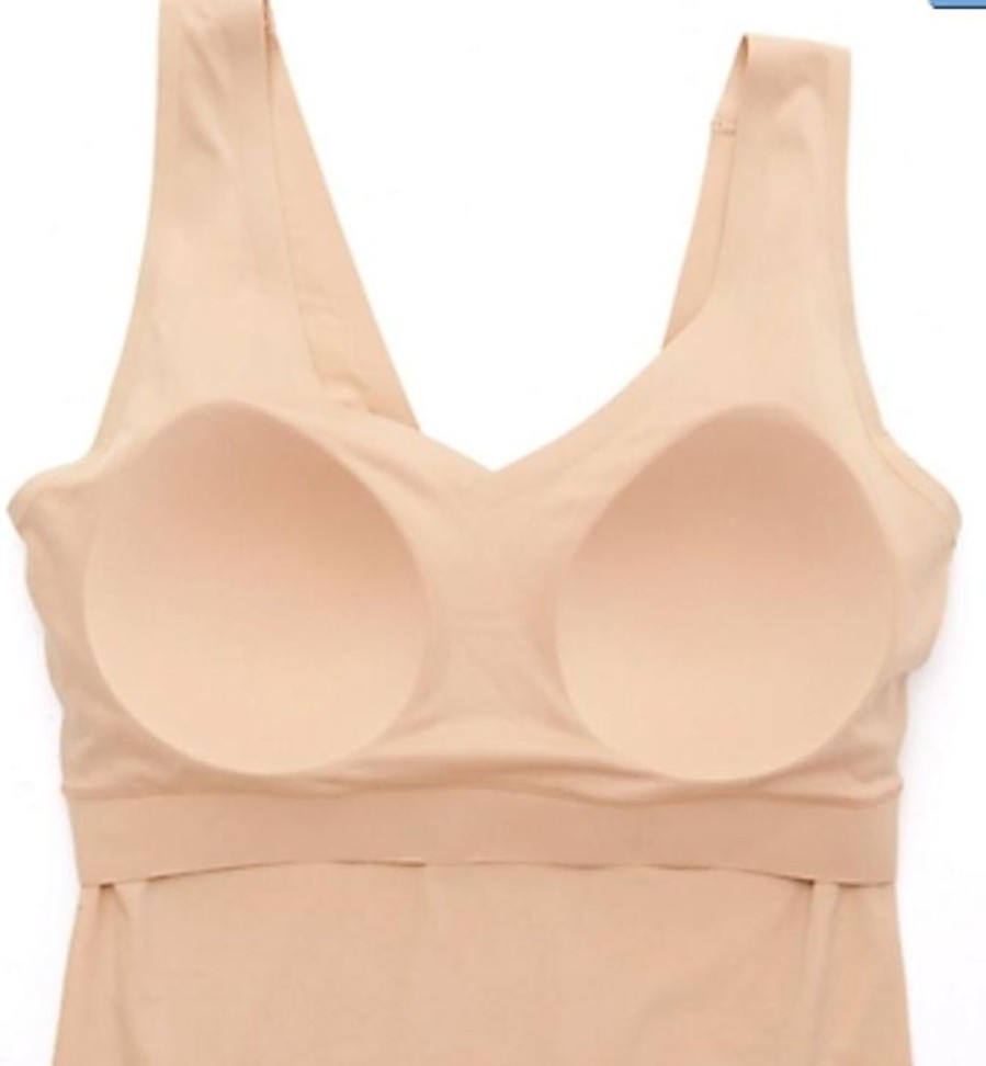 Sleepwear Chantelle | Chantelle - Soft Stretch Padded Bodysuit Nude