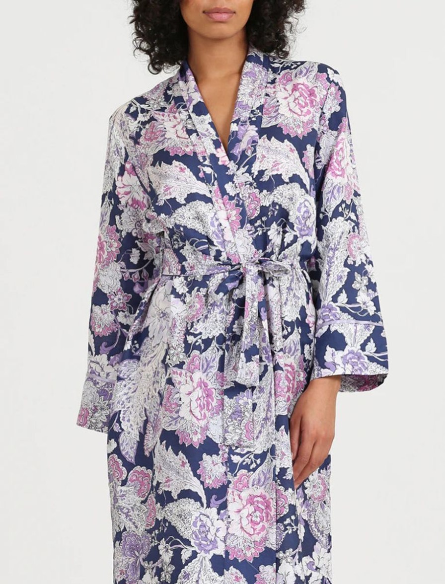 Silks Papinelle | Papinelle - Ella Luxe Maxi Robe Wisteria