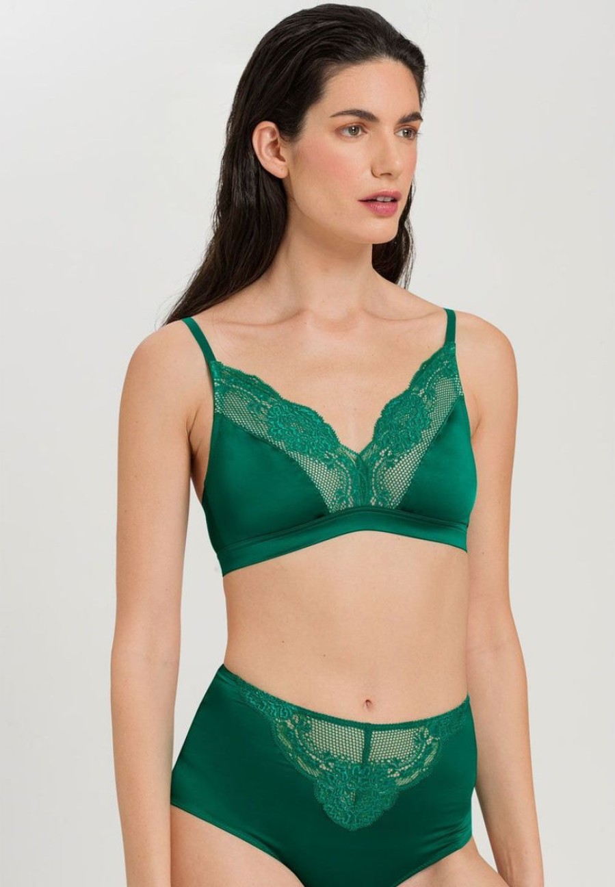 Bras Hanro | Hanro - Lovis Soft Cup Bra Emerald