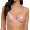 Bras Wacoal | Wacoal - Lace Perfection Plunge Push Up Bra Rose Mist