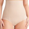 Shapewear Nancy Ganz | Nancy Ganz - Revive Lace High Waisted Brief | Firm Warm Taupe