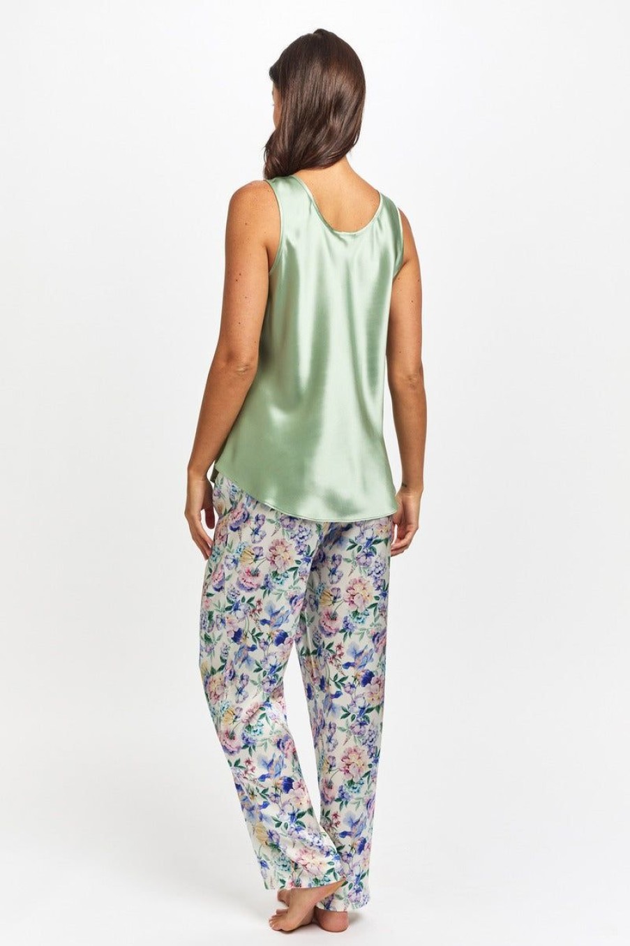 Sleepwear Love u0026 Lustre | Love & Lustre - Mono Silk Camisole Sage