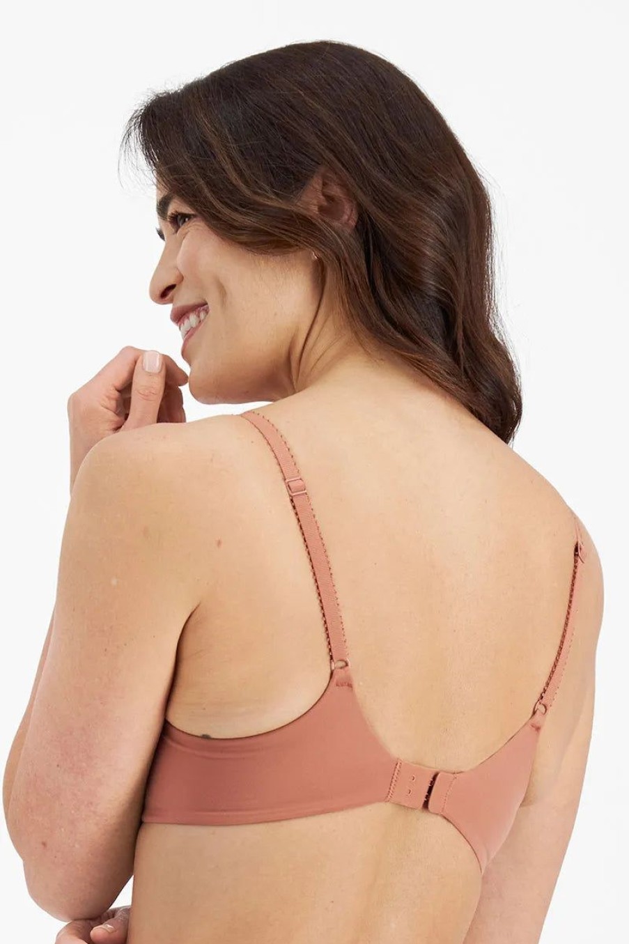 Bras Berlei | Berlei - Understate Wirefree Lace Bra Rose Ochre