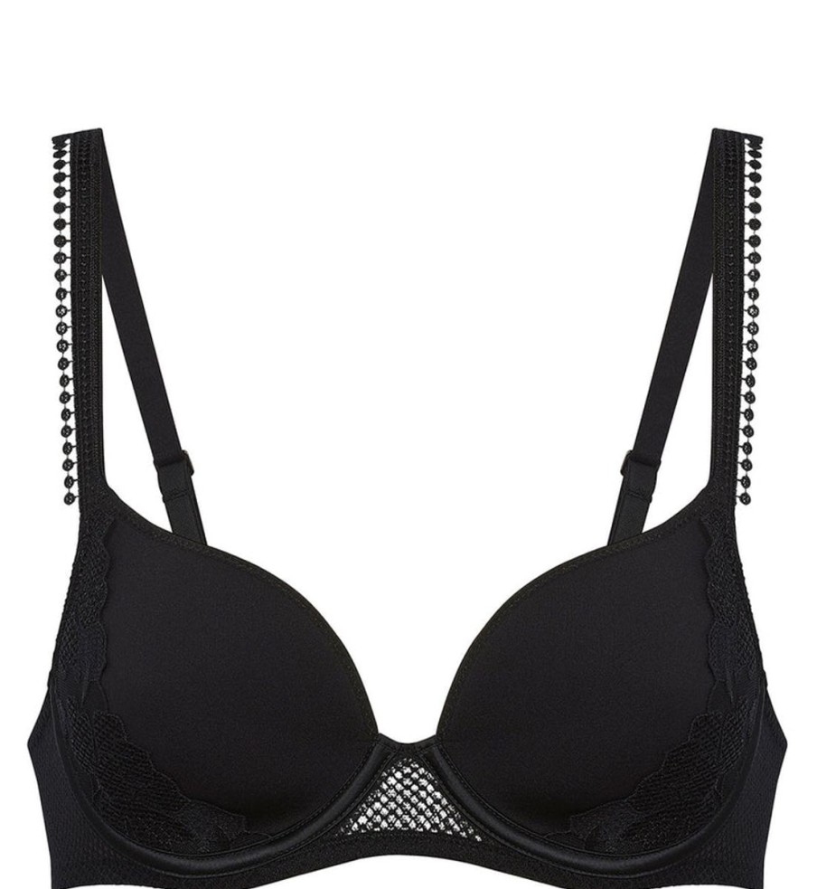 Bras Simone Perele | Simone Perele - Dahlia 3D Plunge Contour Black