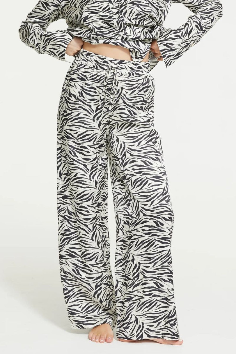 Silks GINIA | Ginia - Zafina Long Pant Zebra Print