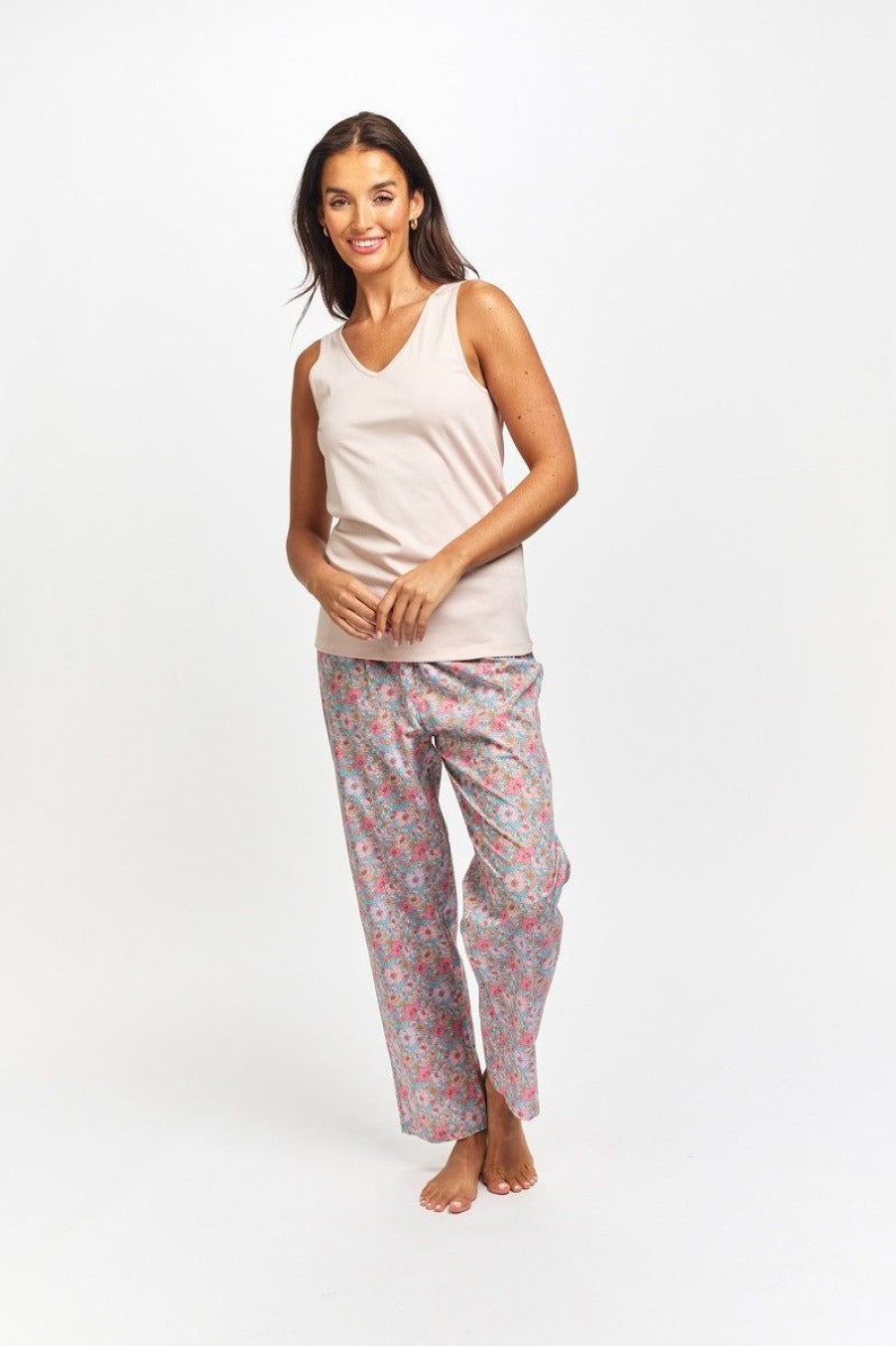 Sleepwear Love u0026 Lustre | Love & Lustre - Liberty Tana Cotton Pj Pant Meadow Song