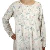 Sleepwear French Country | French Country - 3/4 Sleeve Cotton Nightie Rose Trellis