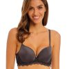 Bras Wacoal | Wacoal - Lace Perfection Underwire Contour Bra Charcoal