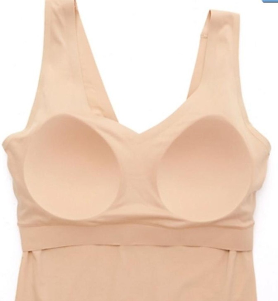 Sleepwear Chantelle | Chantelle - Soft Stretch Padded Bodysuit Nude