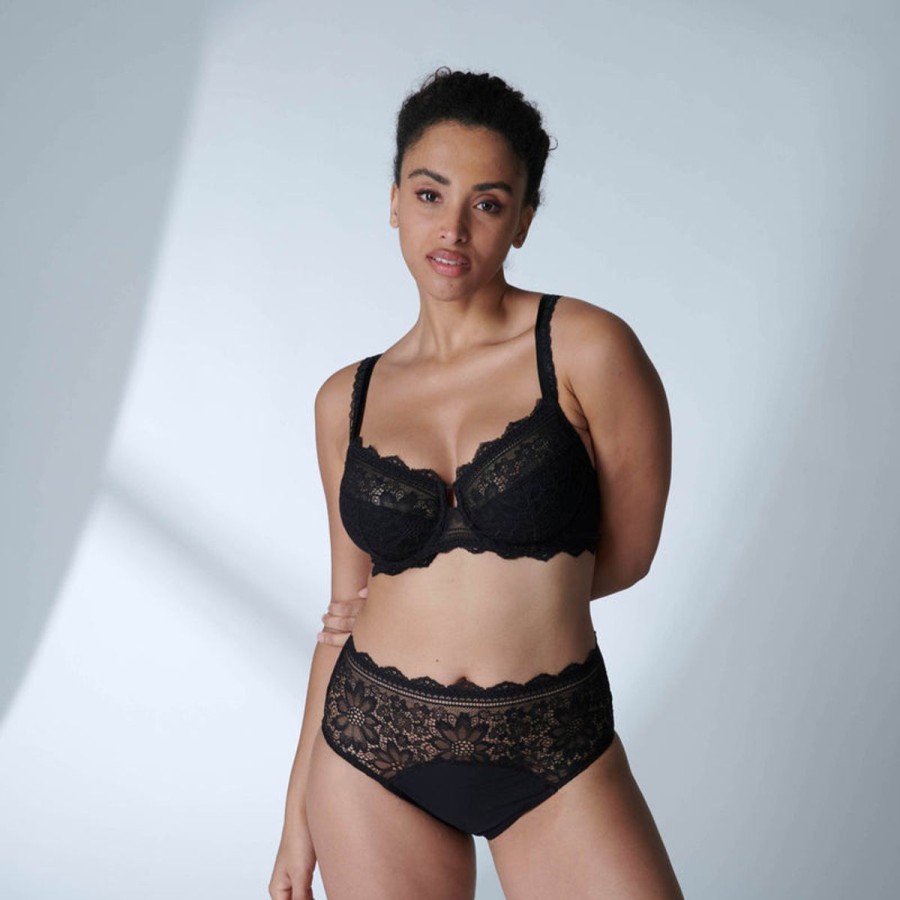 Bras Simone Perele | Simone Perele - Freesia Control Full Cup Bra Black