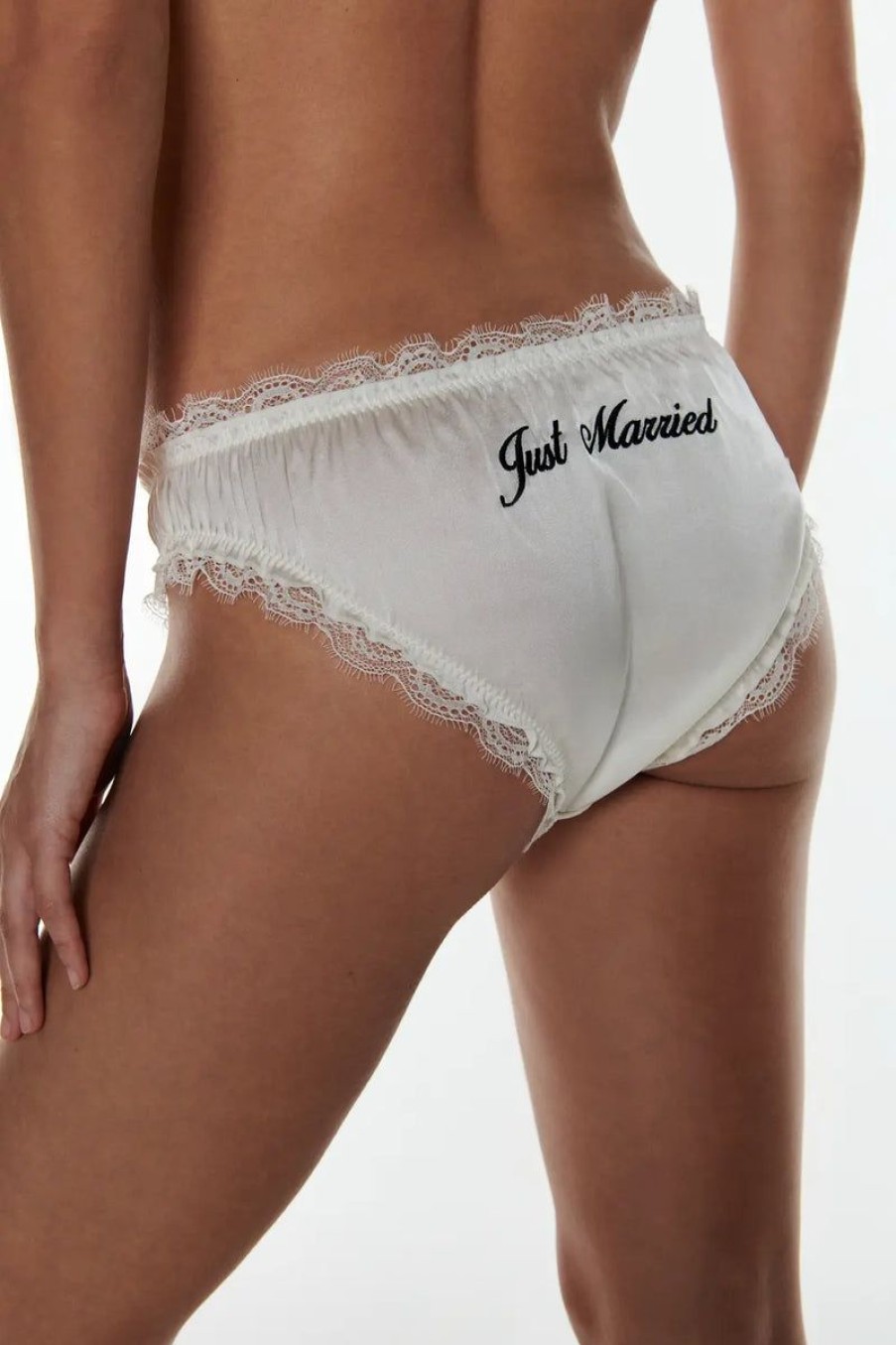 Silks Love Stories | Love Stories - \\"Just Married" Lola Brief | Off White