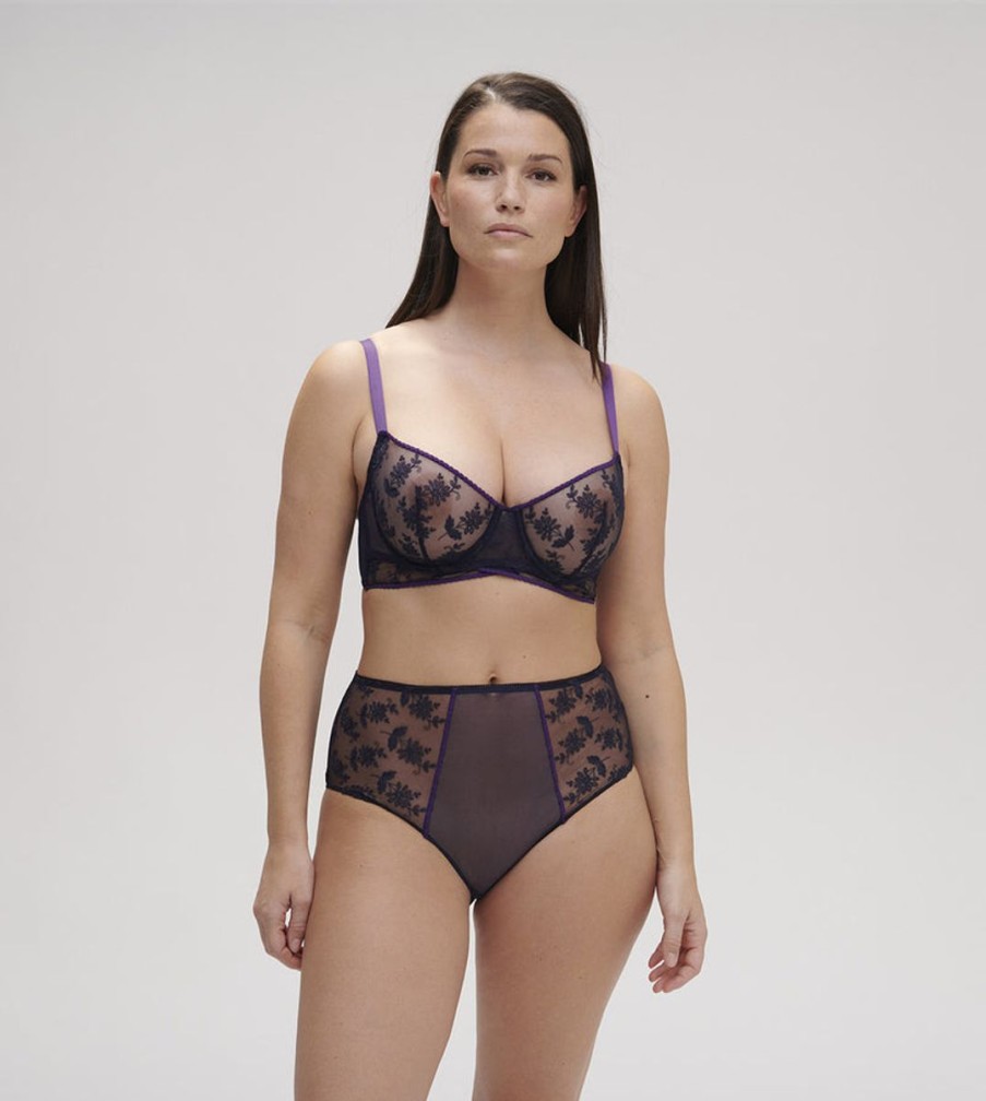 Bras Simone Perele | Simone Perele - Adele Half Cup Bra Midnight