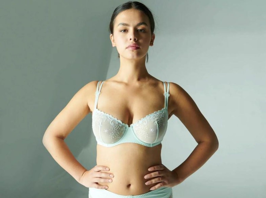 Bras Simone Perele | Simone Perele - Delice Half Cup Sea Green