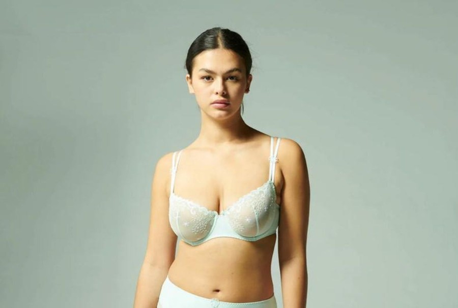 Bras Simone Perele | Simone Perele - Delice Half Cup Sea Green