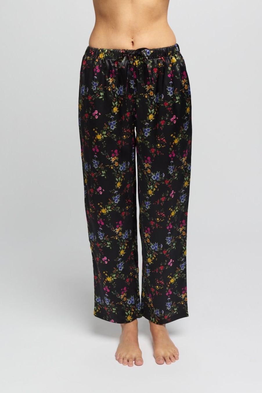 Silks Love u0026 Lustre | Love & Lustre - Silk Sleep Pant Midnight Garden