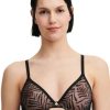 Bras Chantelle | Chantelle - Graphic Allure Covering Bra Black