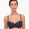 Bras Chantelle | Chantelle - Day To Night Demi Bra Deep Grey