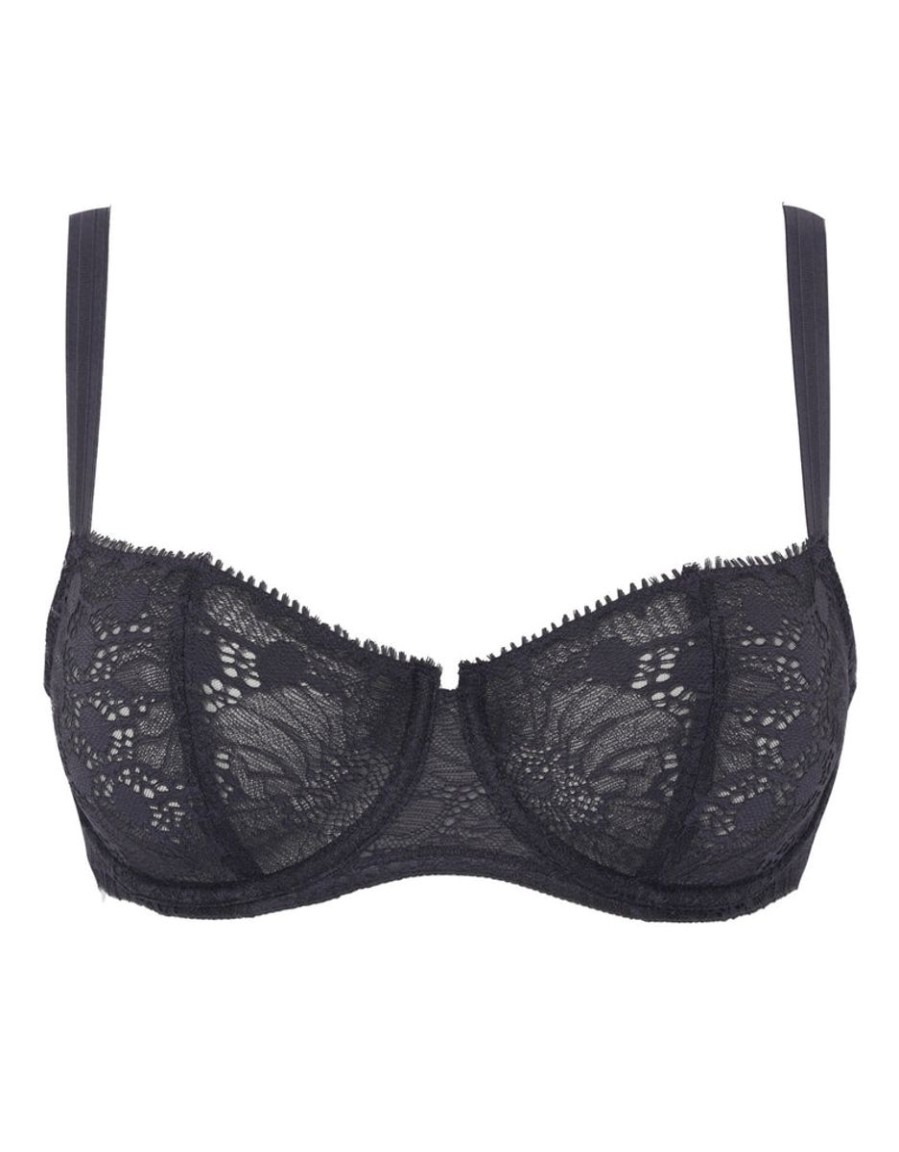 Bras Chantelle | Chantelle - Day To Night Demi Bra Deep Grey