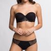 Bras Simone Perele | Simone Perele - Delice Strapless Bra | Black Moonlight